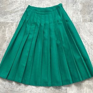 Pendleton Green Wool Skirt Size 14